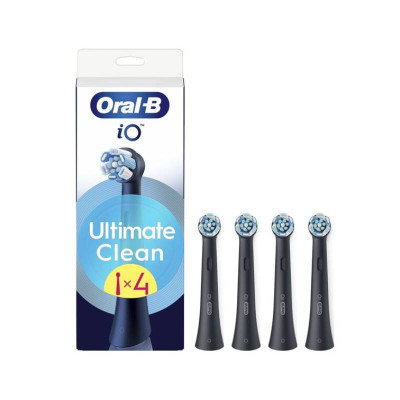 7541649 Oral-B iO Ultimate Clean Recargas Escova Cabo Preto x4