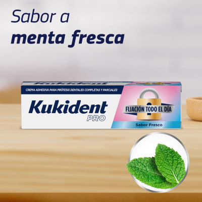 Kukident Pro Fixação Todo o Dia Sabor Fresco 47g | Farmácia d'Arrábida