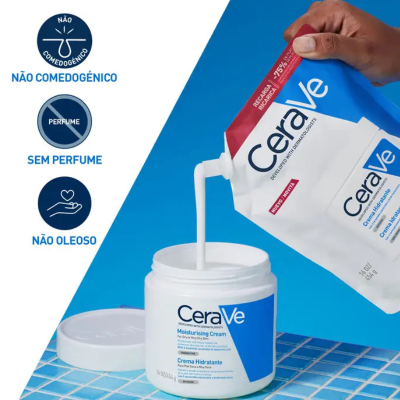 Cerave Creme Hidratante Recarga 454g | Farmácia d'Arrábida