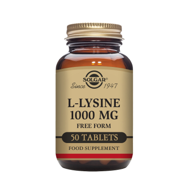 Solgar L-Lysine 1000mg 50 Tablets