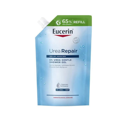 7439562 Eucerin UreaRepair 5% Gel Banho Suave Recarga 400ml