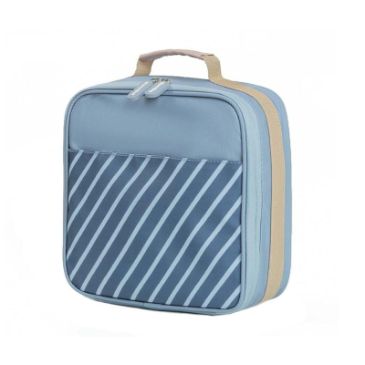Monnëka Bolsa Térmica Rígida Stripes Blue | Farmácia d'Arrábida