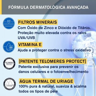 Uriage Bariésun Creme Mineral FPS50+ 100ml | Farmácia d'Arrábida