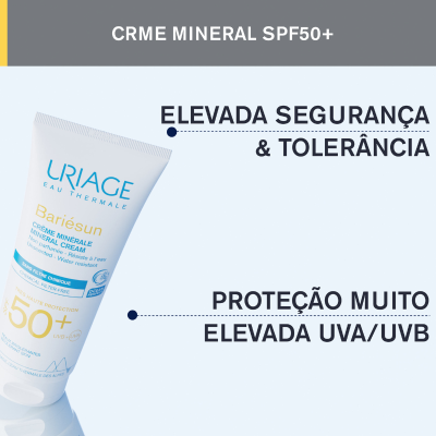 Uriage Bariésun Creme Mineral FPS50+ 100ml | Farmácia d'Arrábida