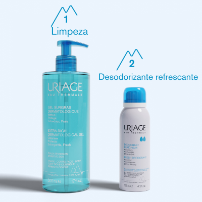 Uriage Eau Thermale Desodorizante Refrescante Duo | Farmácia d'Arrábida