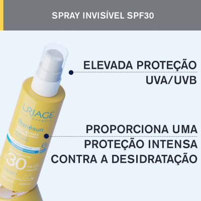Uriage Bariésun Spray Invisível SPF30 200ml | Farmácia d'Arrábida