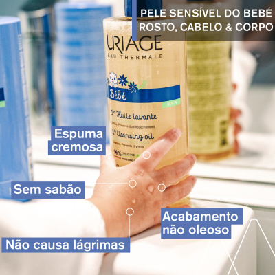 Uriage Bebé 1º Óleo Lavante 500ml | Farmácia d'Arrábida