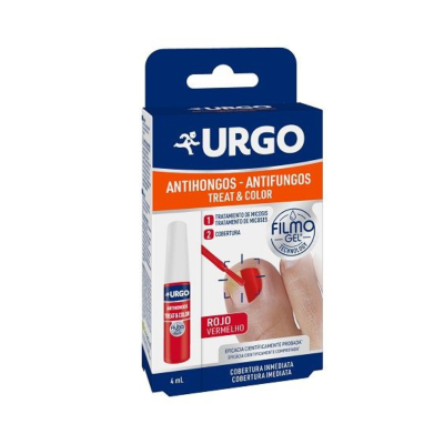 7537480 Urgo Filmogel Antifúngico Treat & Color Vermelho 4ml