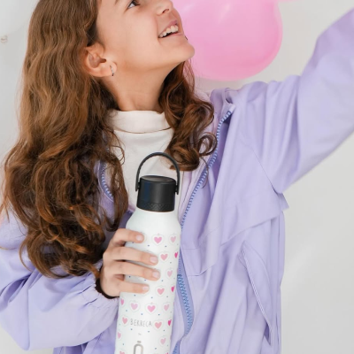 Runbott Mii Garrafa Termo 600ml Berreca Hearts | Farmácia d'Arrábida