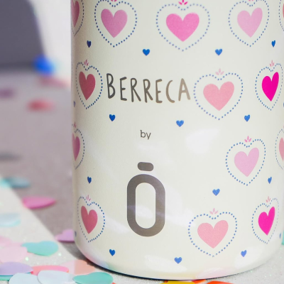 Runbott Mii Garrafa Termo 600ml Berreca Hearts | Farmácia d'Arrábida