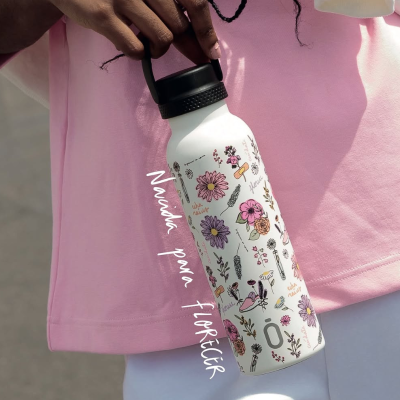 Runbott Garrafa Termo Enfermeira Blossom 600ml | Farmácia d'Arrábida