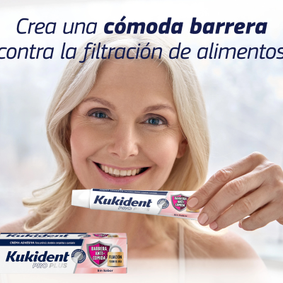 Kukident Pro Plus Creme Adesivo sem Sabor 2x40g | Farmácia d'Arrábida