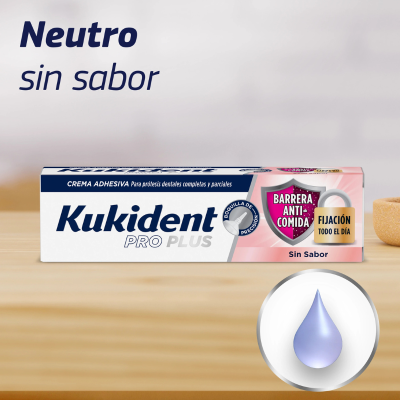 Kukident Pro Plus Creme Adesivo sem Sabor 2x40g | Farmácia d'Arrábida