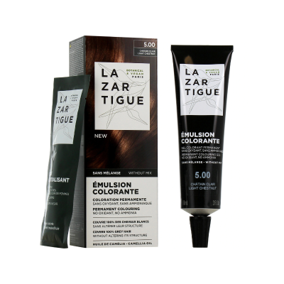 Lazartigue Emulsão Color 5.00 Castanho Claro 60ml | Farmácia d'Arrábida