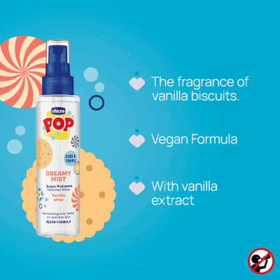 Chicco Pop Água Perfumada Baunilha 150ml | Farmácia d'Arrábida