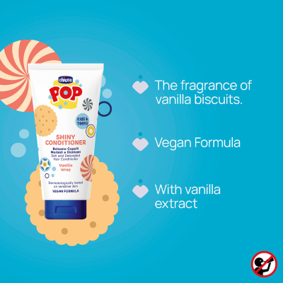 Chicco Pop Amaciador Baunilha 150ml | Farmácia d'Arrábida