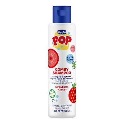 7528281 Chicco Pop Champô & Condicionador Morango 250ml