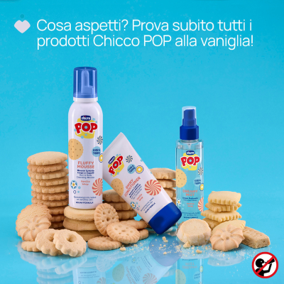 Chicco Pop Mousse Banho Baunilha 200ml  | Farmácia d'Arrábida