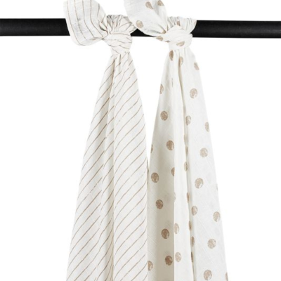 Meyco Baby Pack Muselina Dot Stripe 120x120cm