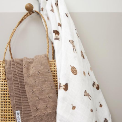 Meyco Baby Pack Muselina Forest Animals 120x120cm | Farmácia d'Arrábida