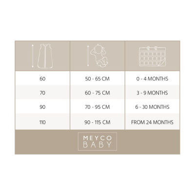 Meyco Baby Saco Dormir Dots Soft Green 90cm | Farmácia d'Arrábida