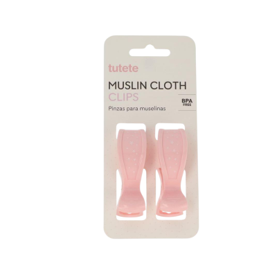 Tutete Pinças Musselina Rosa