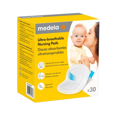 Medela Protetores de Seio Ultrarrespiráveis x30