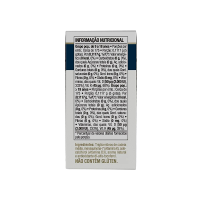 Vitafor D3+K2 Sabor Menta 20ml | Farmácia d'Arrábida