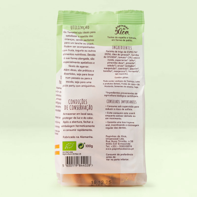 Papinhas da Xica Tomatini 100g +12M | Farmácia d'Arrábida