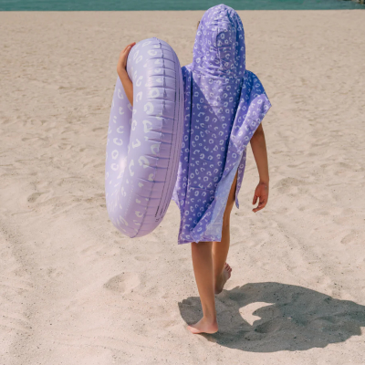 Swim Essentials Swim Ring Boia Lila Leopard 90cm +6A | Farmácia d'Arrábida