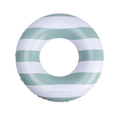 7432234073056 Swim Essentials Swim Ring Boia Green White Stripes 90cm +6A