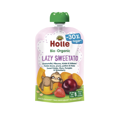 7640230493819 Holle Bio Puré Saqueta Lazy Sweetato 100g +6M