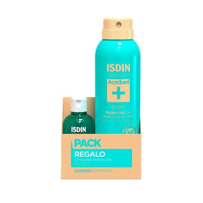 7280263 ISDIN Acniben Pack Body Spray + Gel