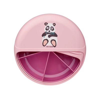 Carl Oscar N'ice Kids Bento Disco Lancheira Panda Pink