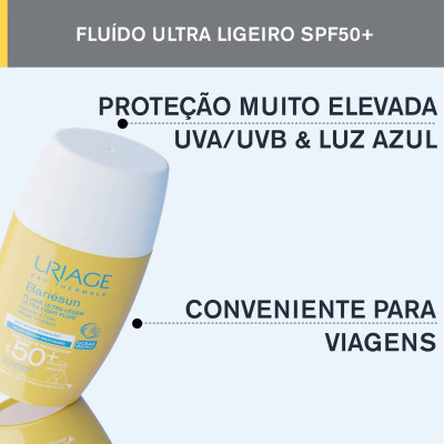 Uriage Bariésun Fluido Ultra-Ligeiro SPF50+ 30ml | Farmácia d'Arrábida