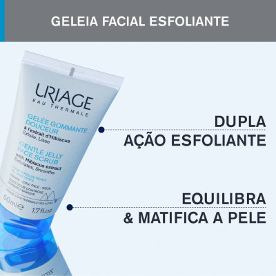 Uriage Gel Esfoliante Suave de Rosto 50ml | Farmácia d'Arrábida