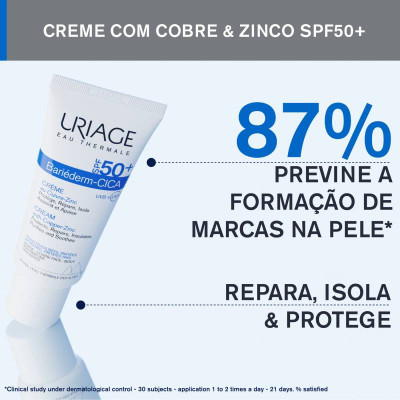 Uriage Bariéderm-Cica Creme SPF50+ 40ml | Farmácia d'Arrábida