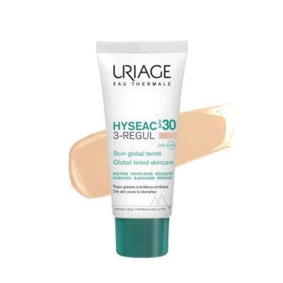 Uriage Hyséac 3-REGUL com Cor SPF30 40ml | Farmácia d'Arrábida
