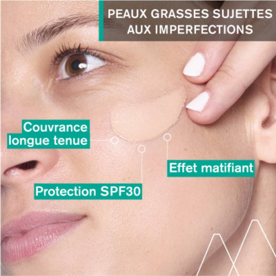 Uriage Hyséac 3-REGUL com Cor SPF30 40ml | Farmácia d'Arrábida