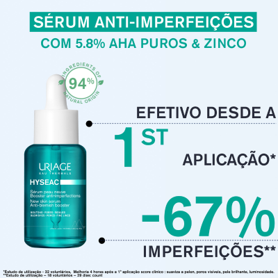 Uriage Hyséac Sérum Renovador 30ml | Farmácia d'Arrábida