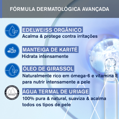 Uriage Bebé 1º Creme Lavante Sólido 100g | Farmácia d'Arrábida