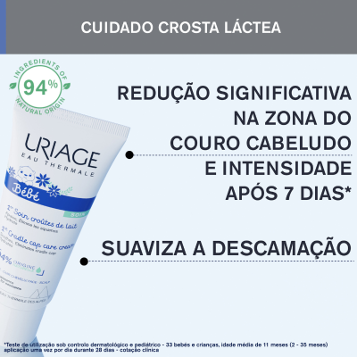 Uriage Bebé 1º Cuidado Crosta Láctea 40ml | Farmácia d'Arrábida