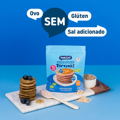 Smileat Panquecas Aveia Integral e Mirtilos 125g | Farmácia d'Arrábida