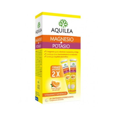 7543934 Aquilea Magnésio + Potássio Comprimidos Efervescentes x28