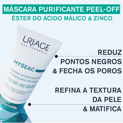 Uriage Hyséac Máscara Purificante Peel-Off 50ml | Farmácia d'Arrábida