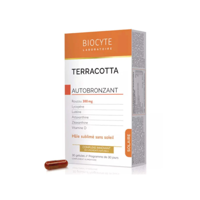 7072132 Biocyte Terracotta Cocktail Autobronzeador 30 Cápsulas