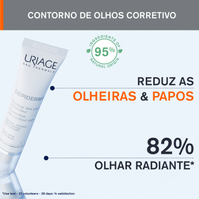 Uriage Dépiderm Contorno de Olhos Corretor 15ml | Farmácia d'Arrábida