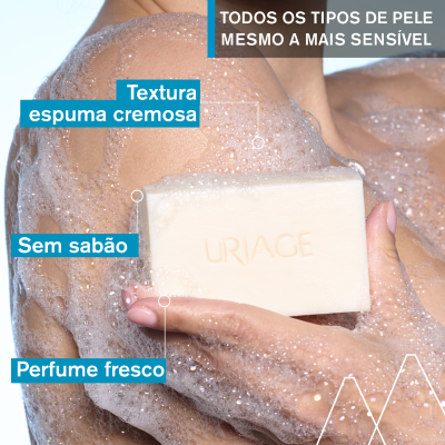 Uriage Creme Lavante Sólido 125g | Farmácia d'Arrábida