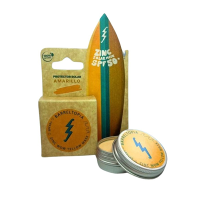 Barreltopia Protetor Solar Lata SPF50+ Amarelo
