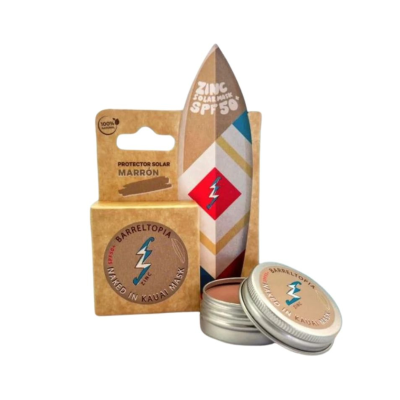 Barreltopia Protetor Solar Lata SPF50+ Marron